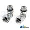A & I Products 90 Degree Female NPT Swivel X Male ORB Adapter 3.75 x4 x2 A-43B44 - alternate 1